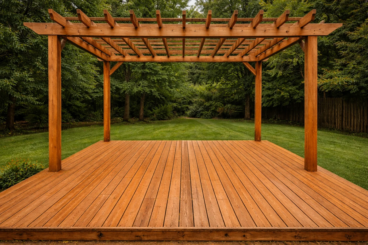 Lake Highlands Deck & Pergola After