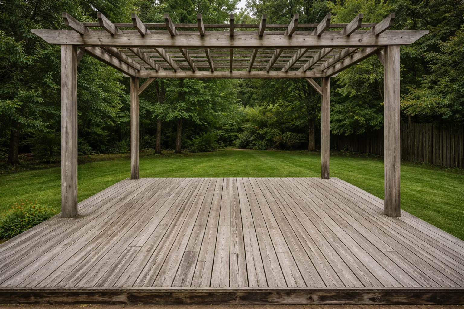 Lake Highlands Deck & Pergola Before Lake Highlands Deck & Pergola Before